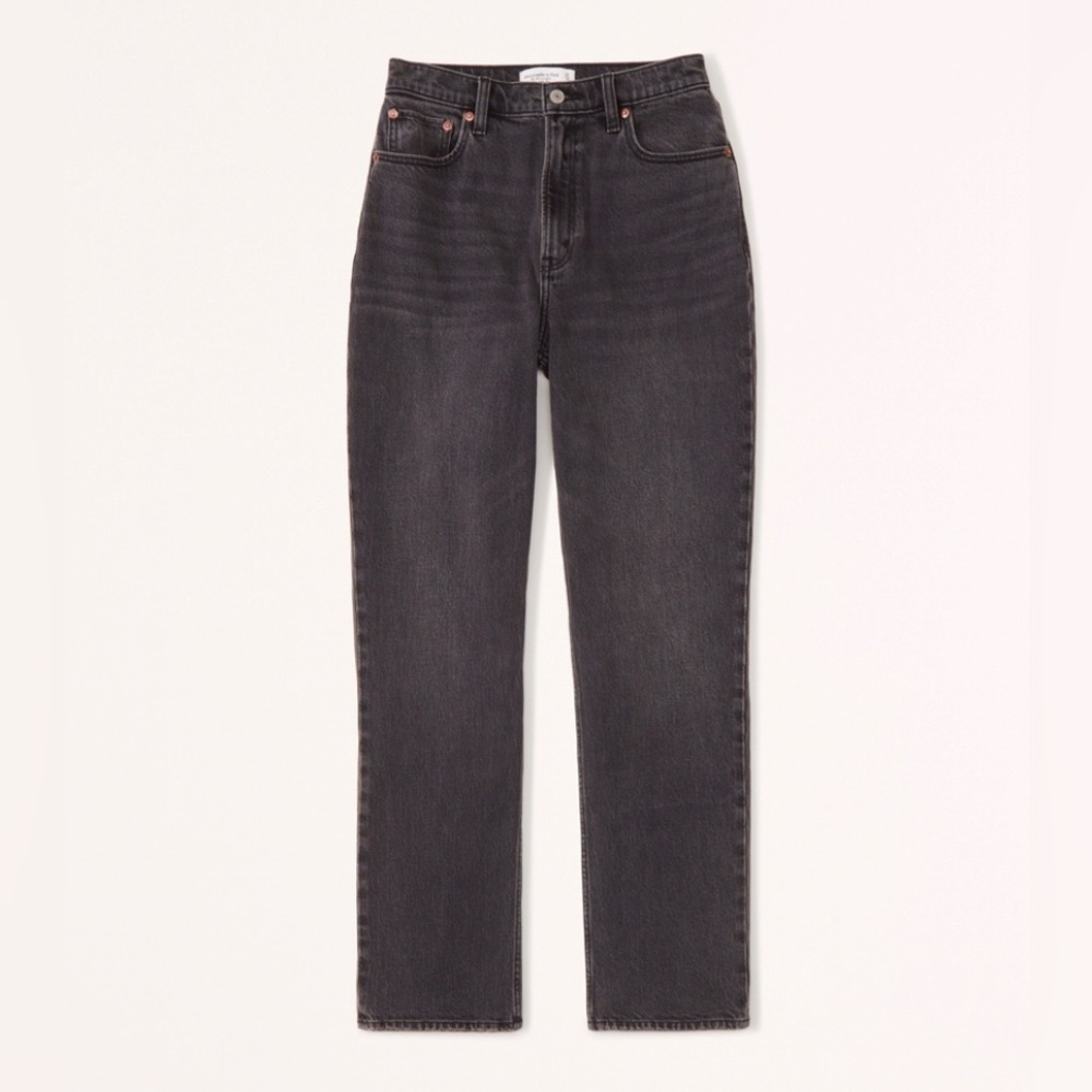Abercrombie Curve Love Ultra High Rise 90s Straight Jeans